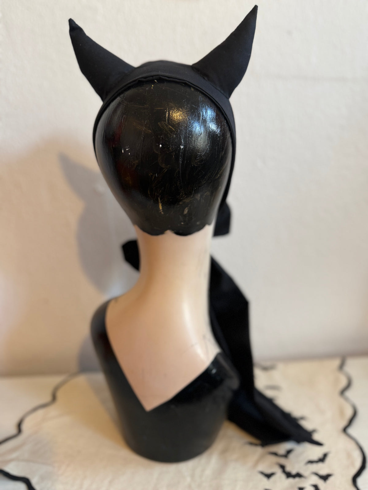 Little Devil Vintage Style Headband in Black
