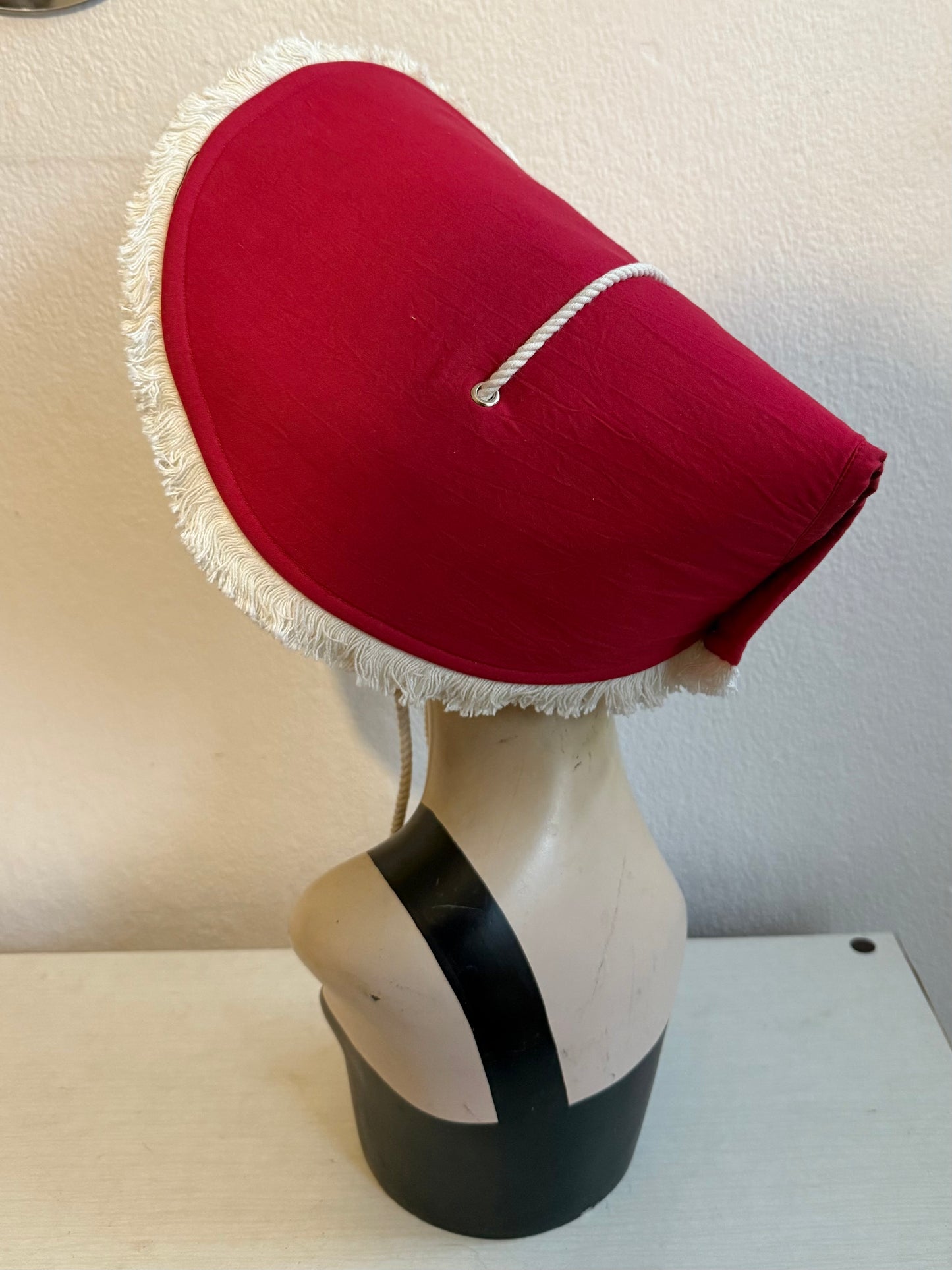 Red sun hat