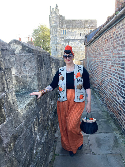 Creepy Craft: Making A Halloween Cardigan.