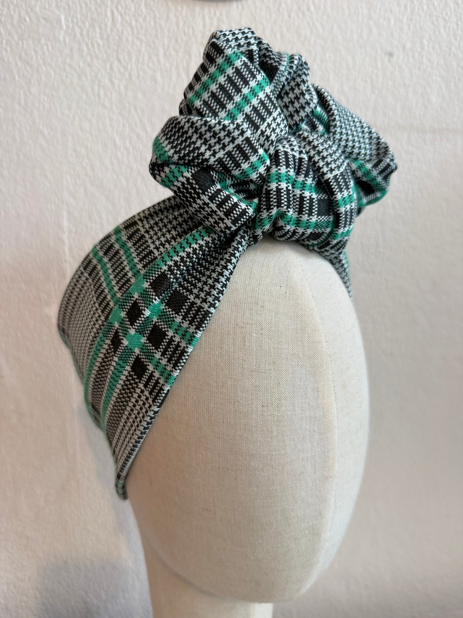 plaid headband