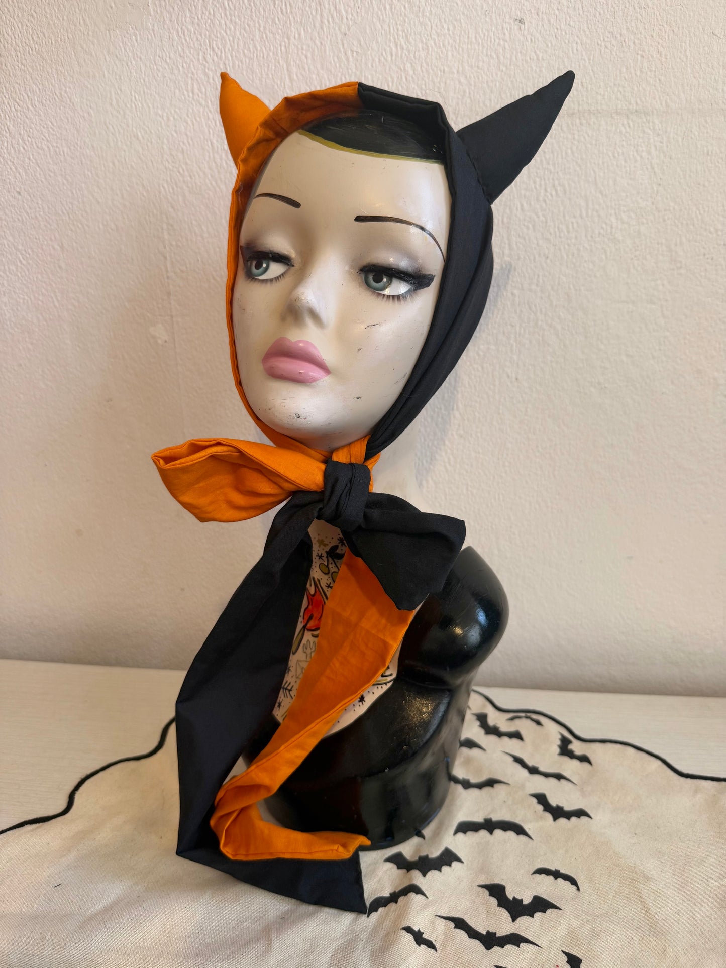 halloween jester devil horns alternative fashion piece 