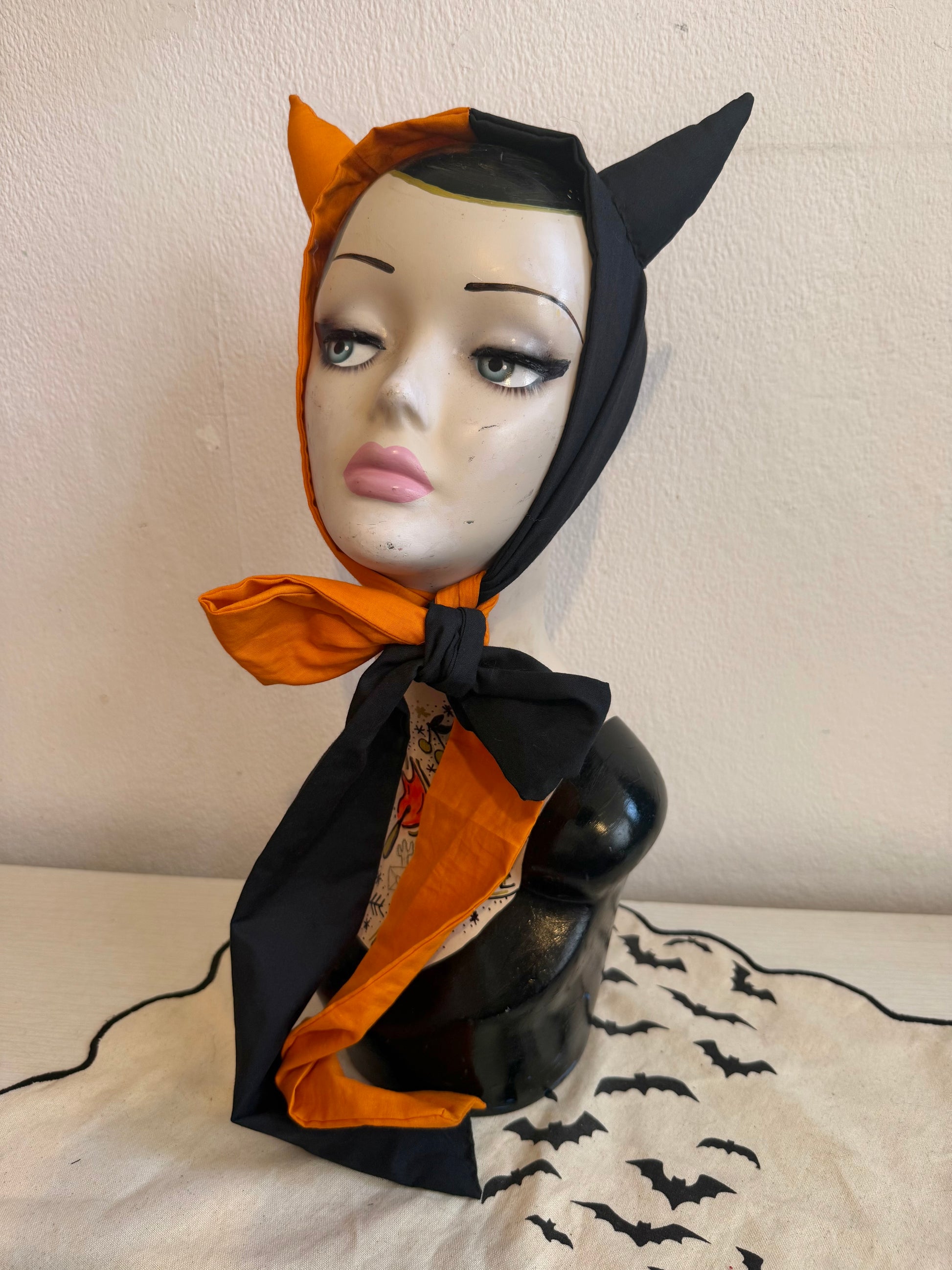 halloween jester devil horns alternative fashion piece 