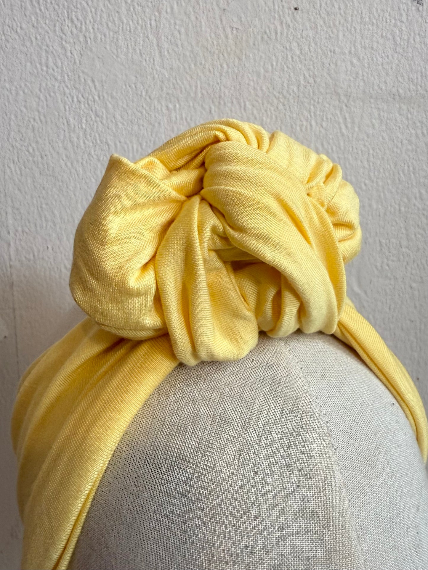 SALE ITEM: Yellow Vintage Style Pre-tied Headband