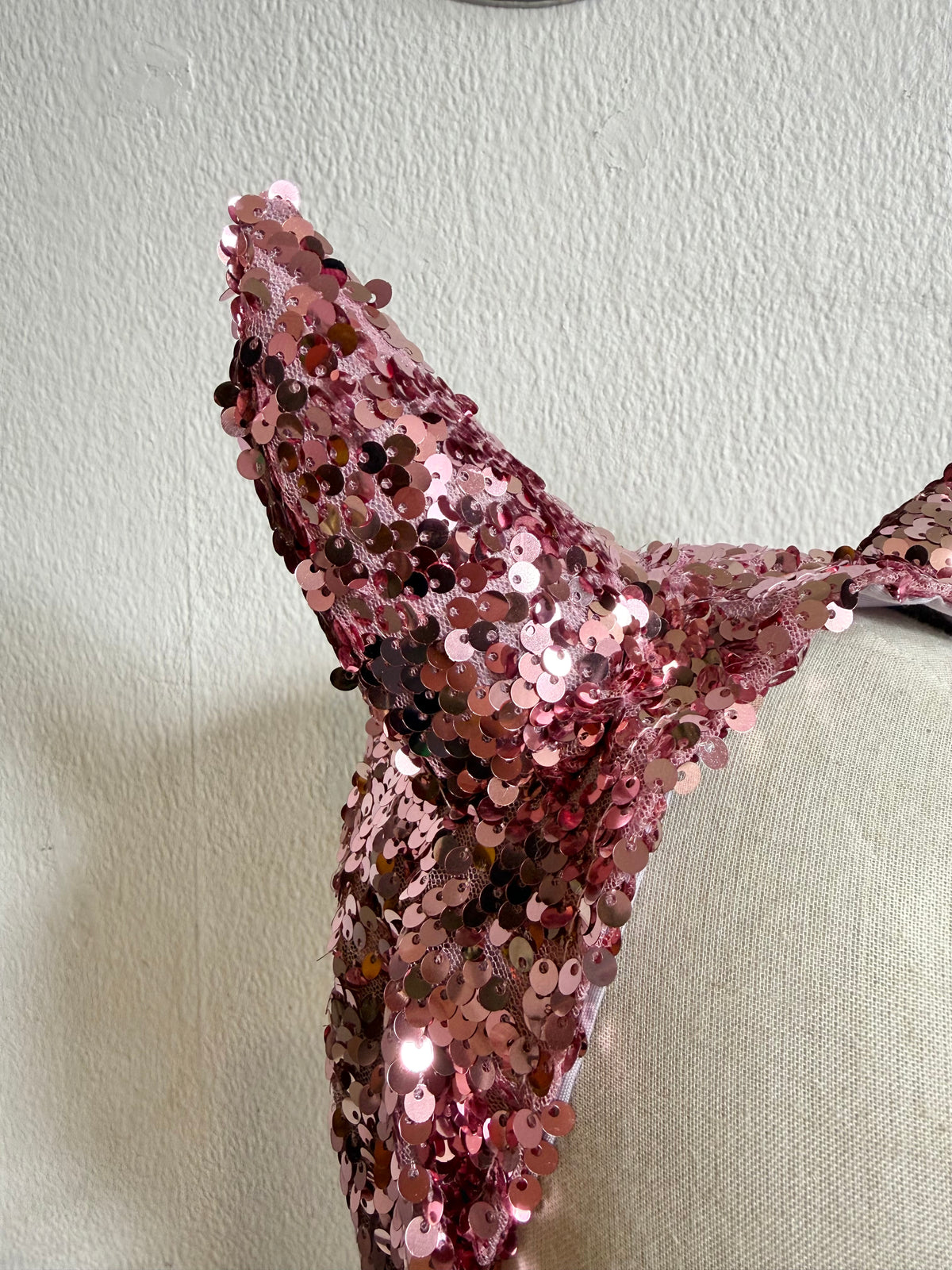SALE ITEM: Pink Sparkly Devil Headpiece