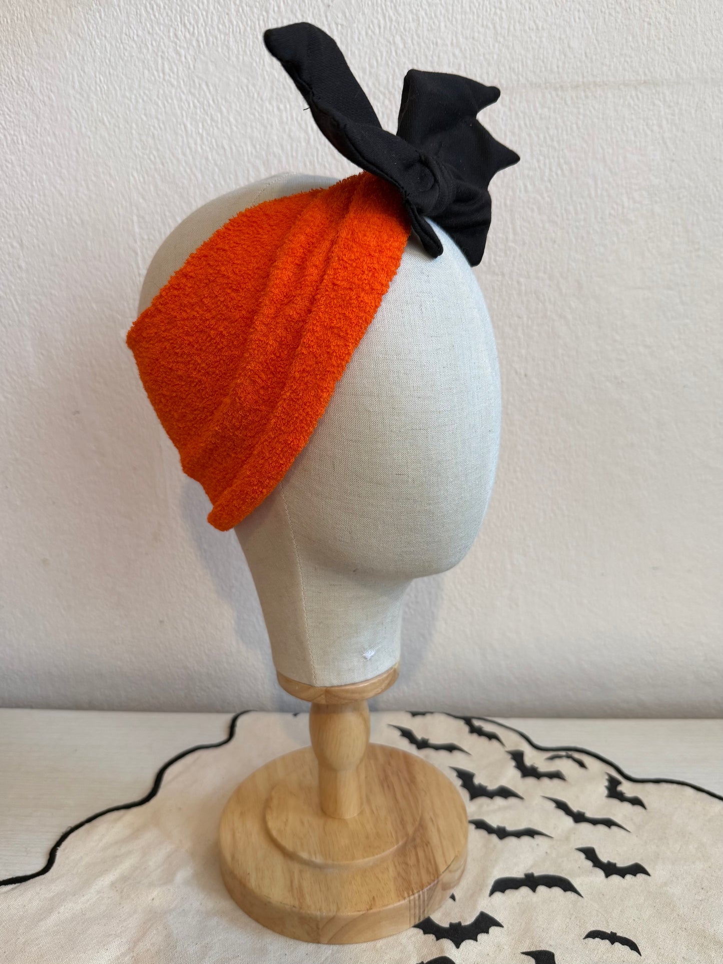 Bat Headband in Orange