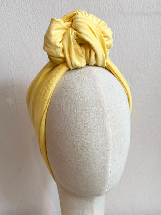 SALE ITEM: Yellow Vintage Style Pre-tied Headband