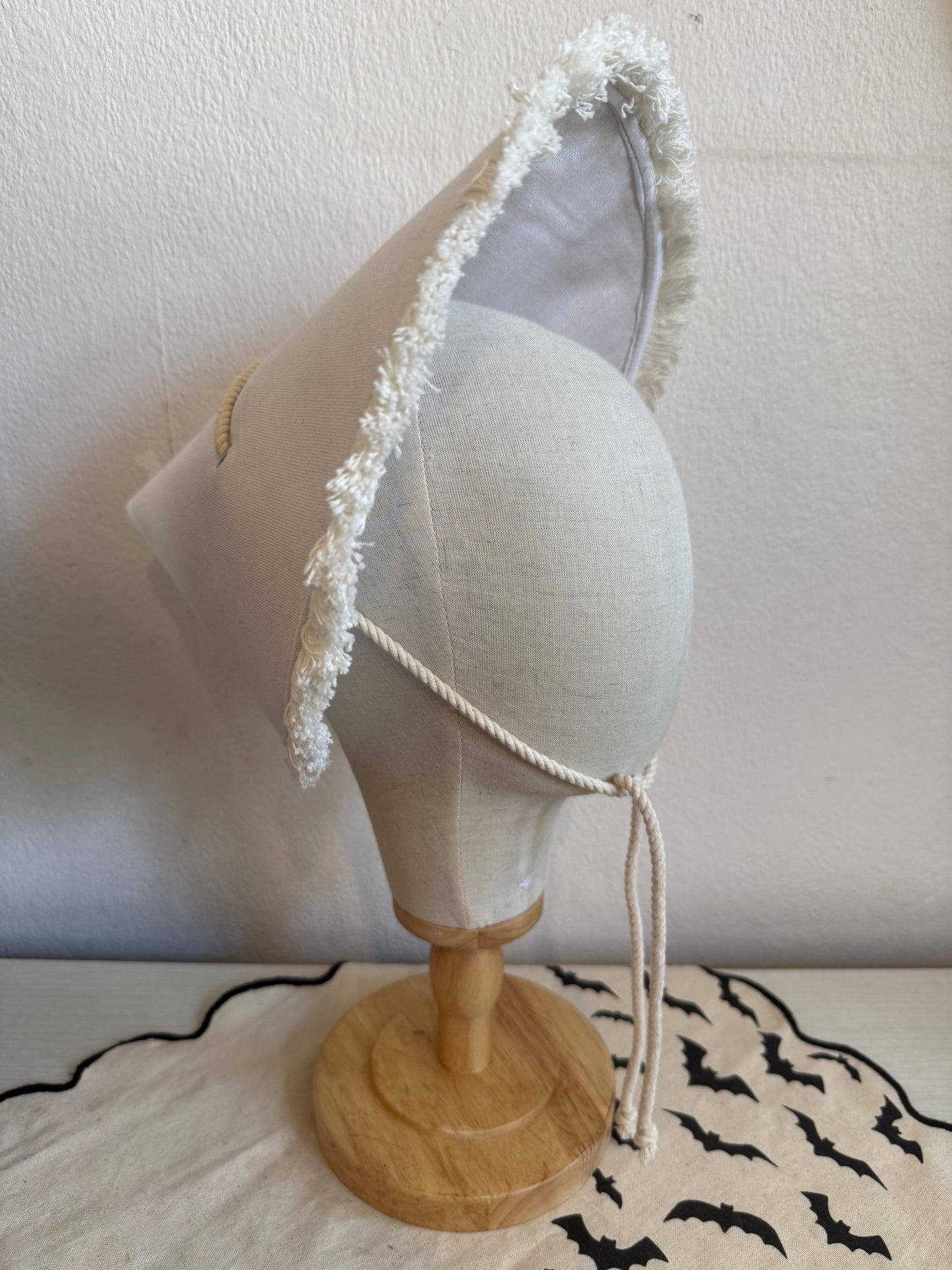 50% OFF SALE ITEM: Cream/White Sun Hat