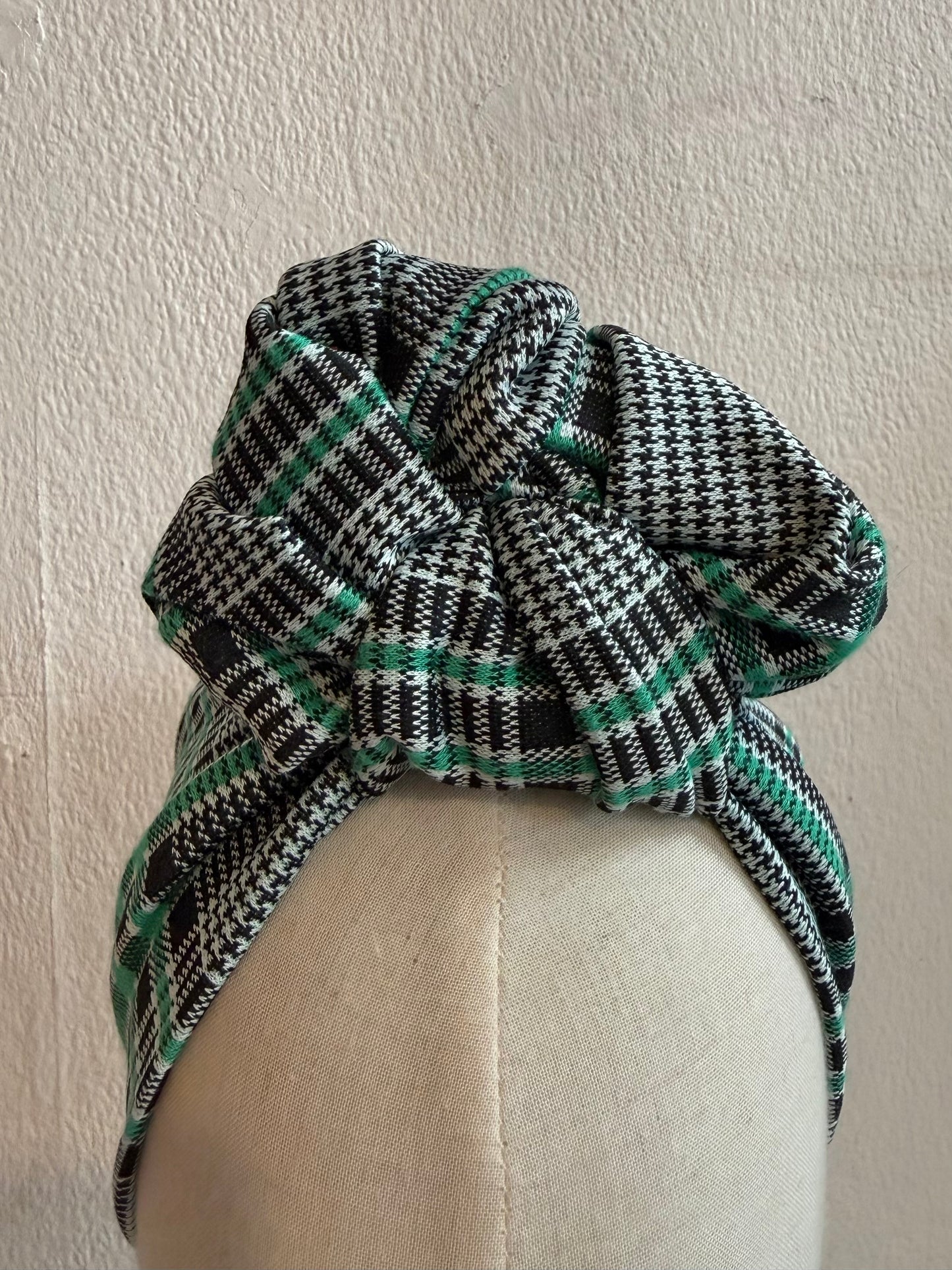 plaid headband