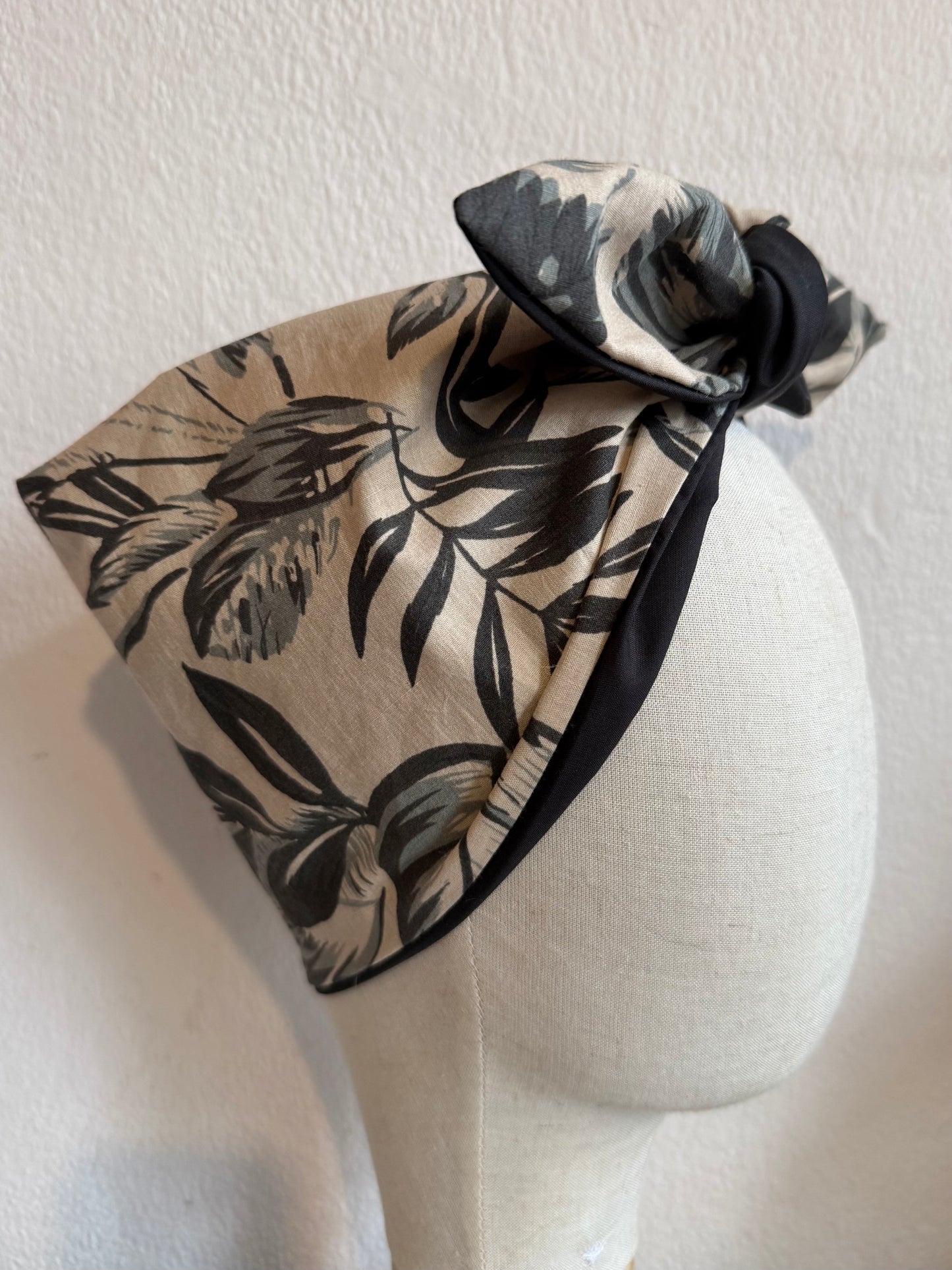 Tropical Print Headscarf (self tie)