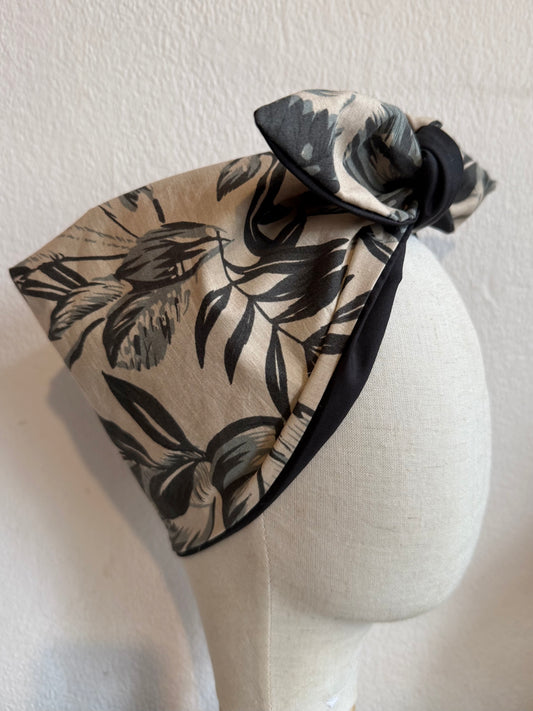 Tropical Print Headscarf (self tie)