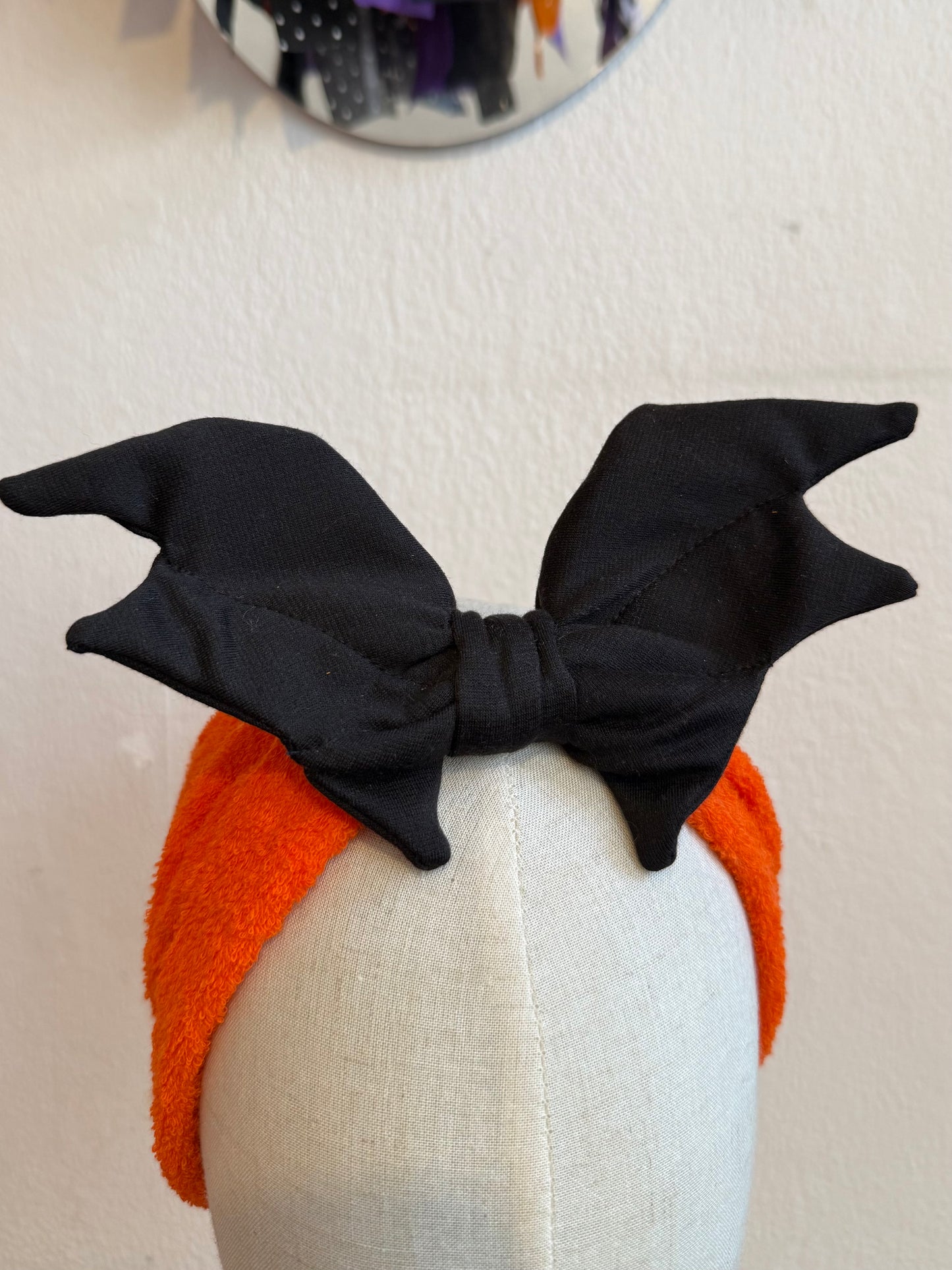 Bat Headband in Orange