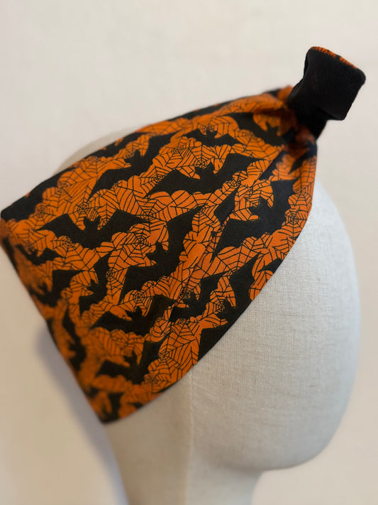 Halloween bat headscarf 