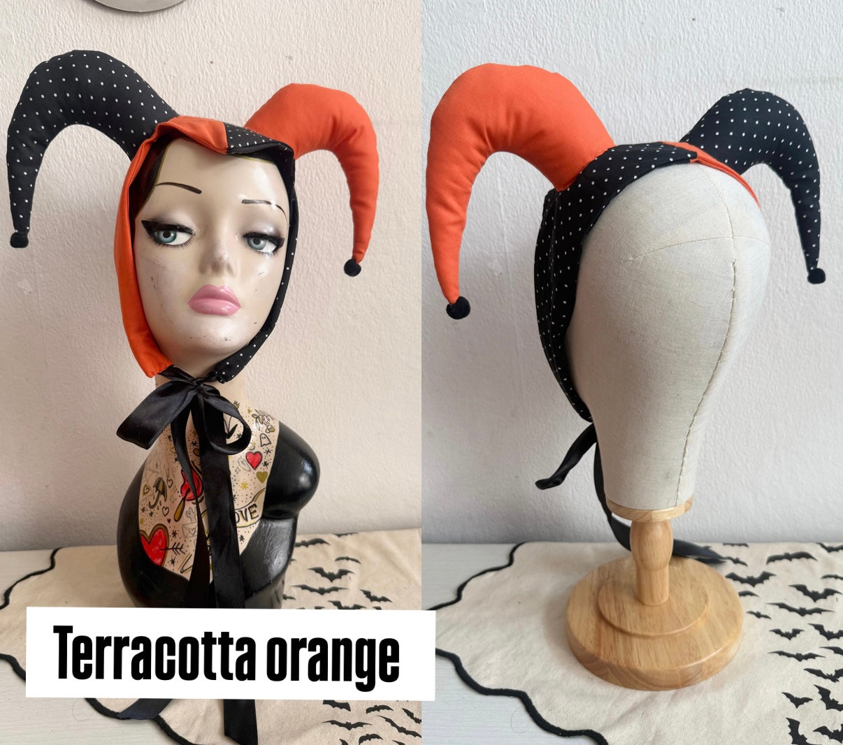 Halloween Renaisse Faire Clowncore Alternative Jester Hat Headband